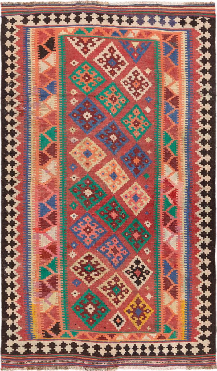 Persisk tæppe Kelim Fars Gamle 250x140 250x140, Persisk tæppe Håndvævet