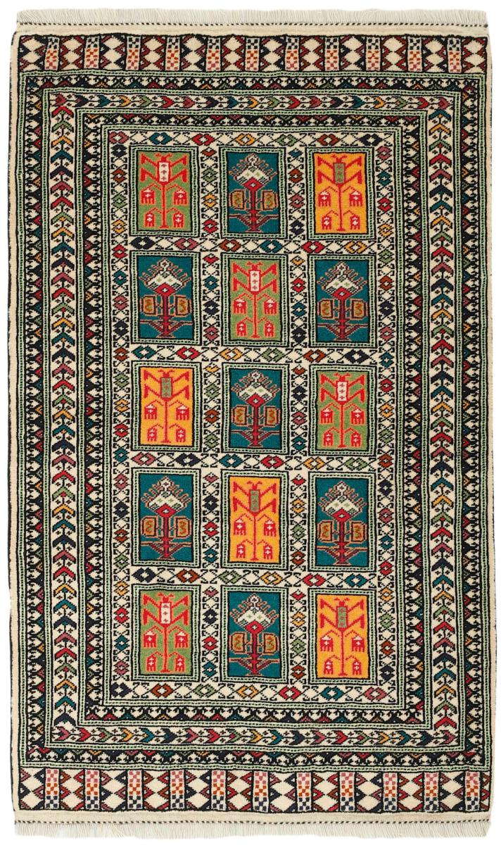Perserteppich Turkaman 129x84 129x84, Perserteppich Handgeknüpft