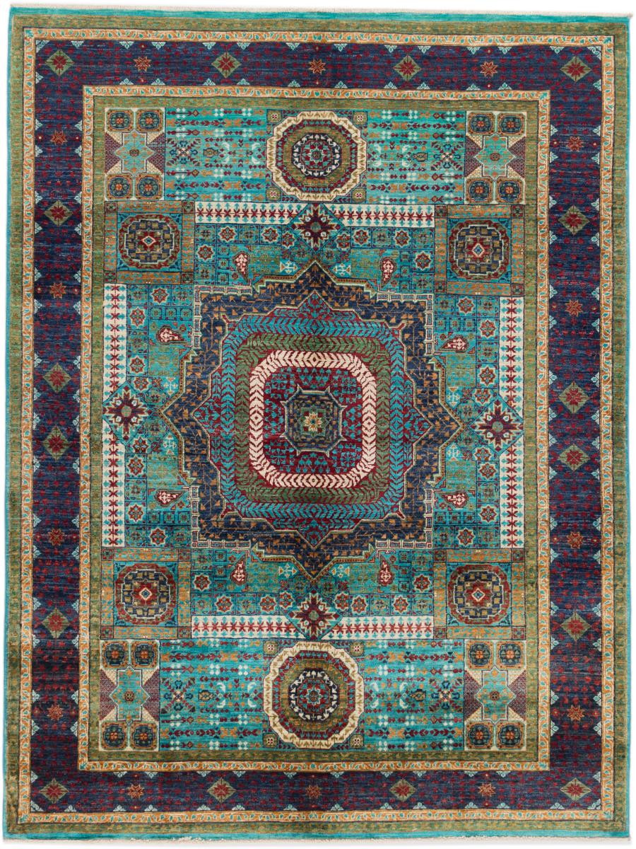 Afghan rug Mamluk 212x160 212x160, Persian Rug Knotted by hand