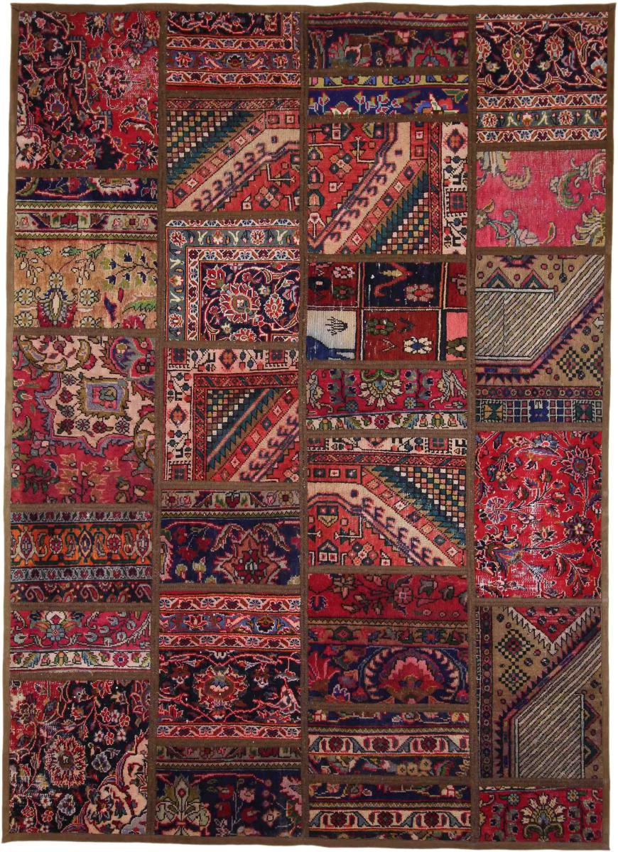 Perserteppich Patchwork 238x169 238x169, Perserteppich Handgeknüpft