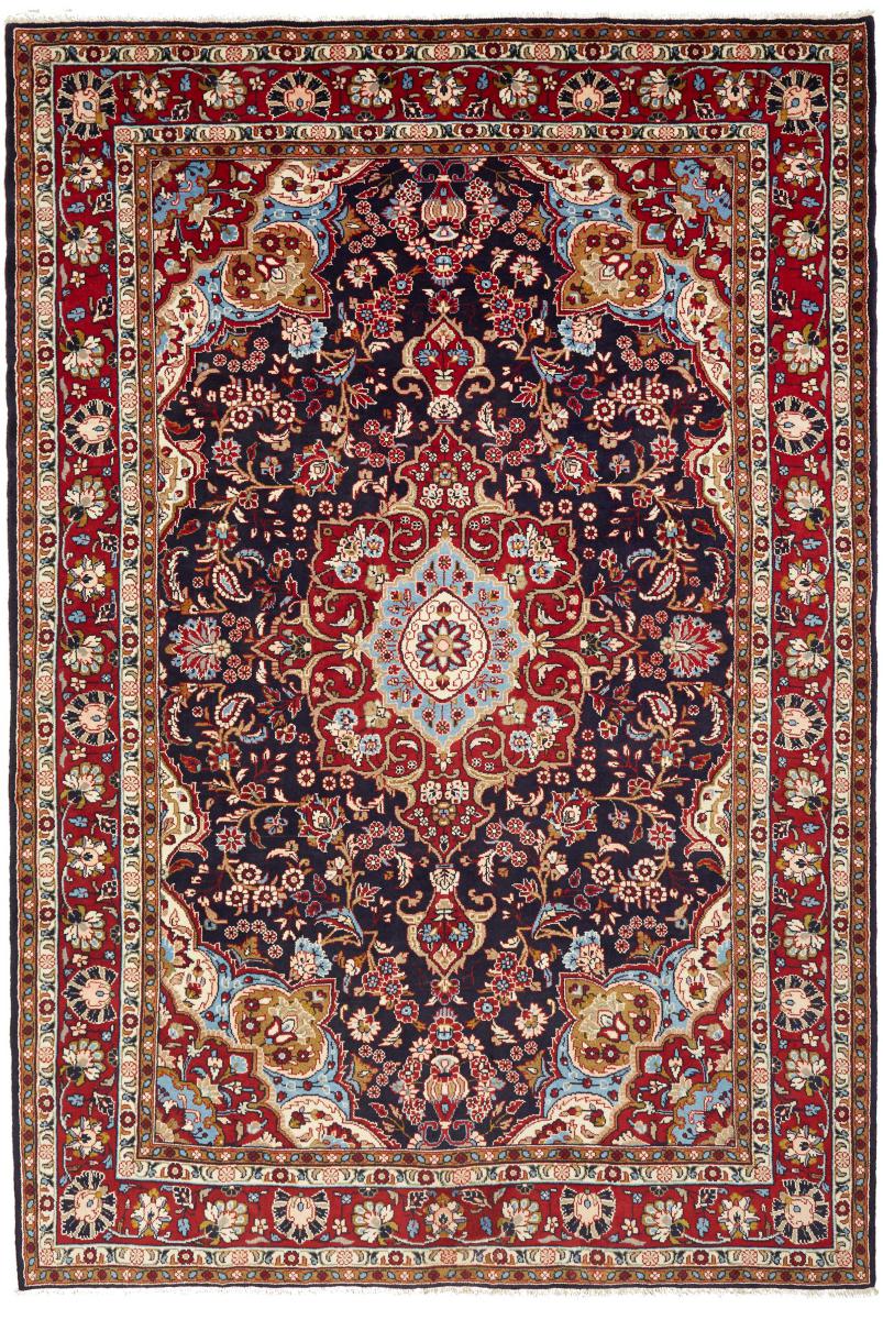 Tapis persan Hamadan 314x216 314x216, Tapis persan Noué à la main