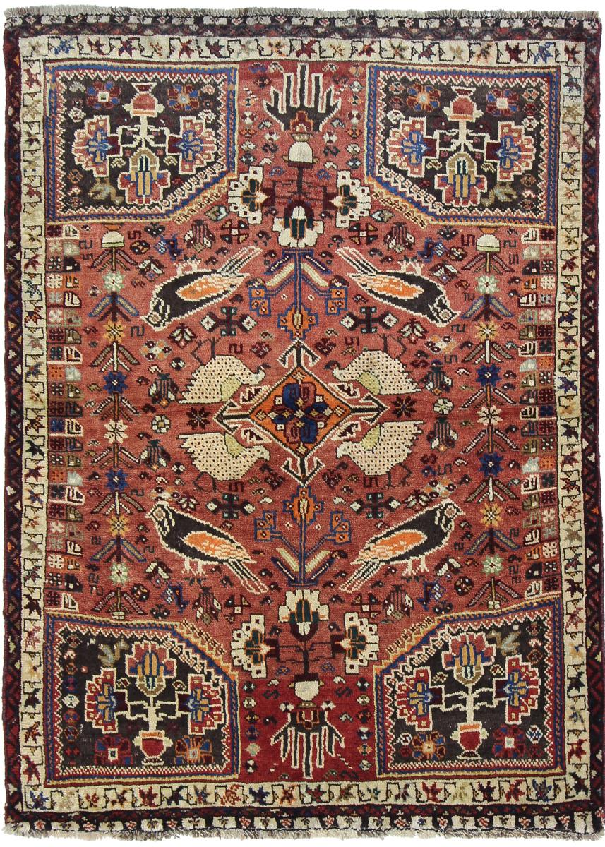 Perzsa szőnyeg Shiraz 163x122 163x122, Perzsa szőnyeg Kézzel csomózva