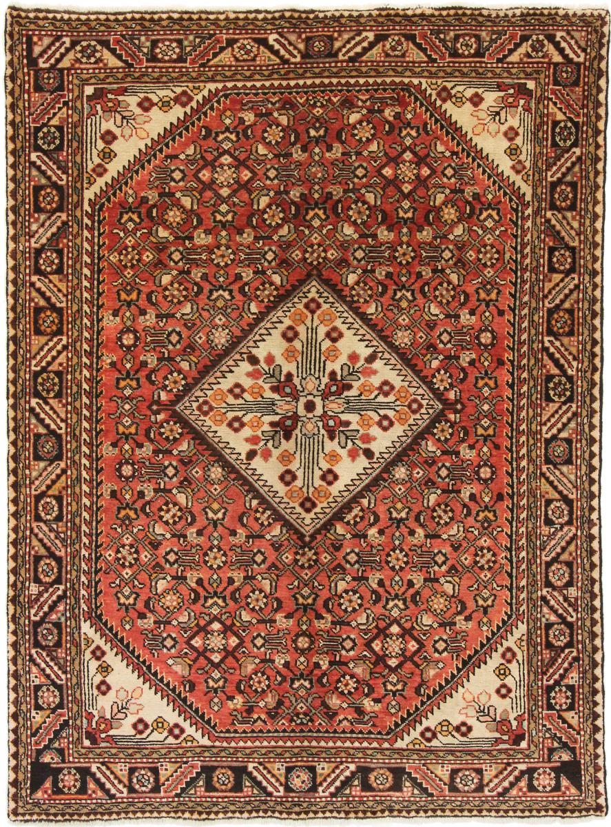 Persisk tæppe Hamadan 224x165 224x165, Persisk tæppe Knyttet i hånden