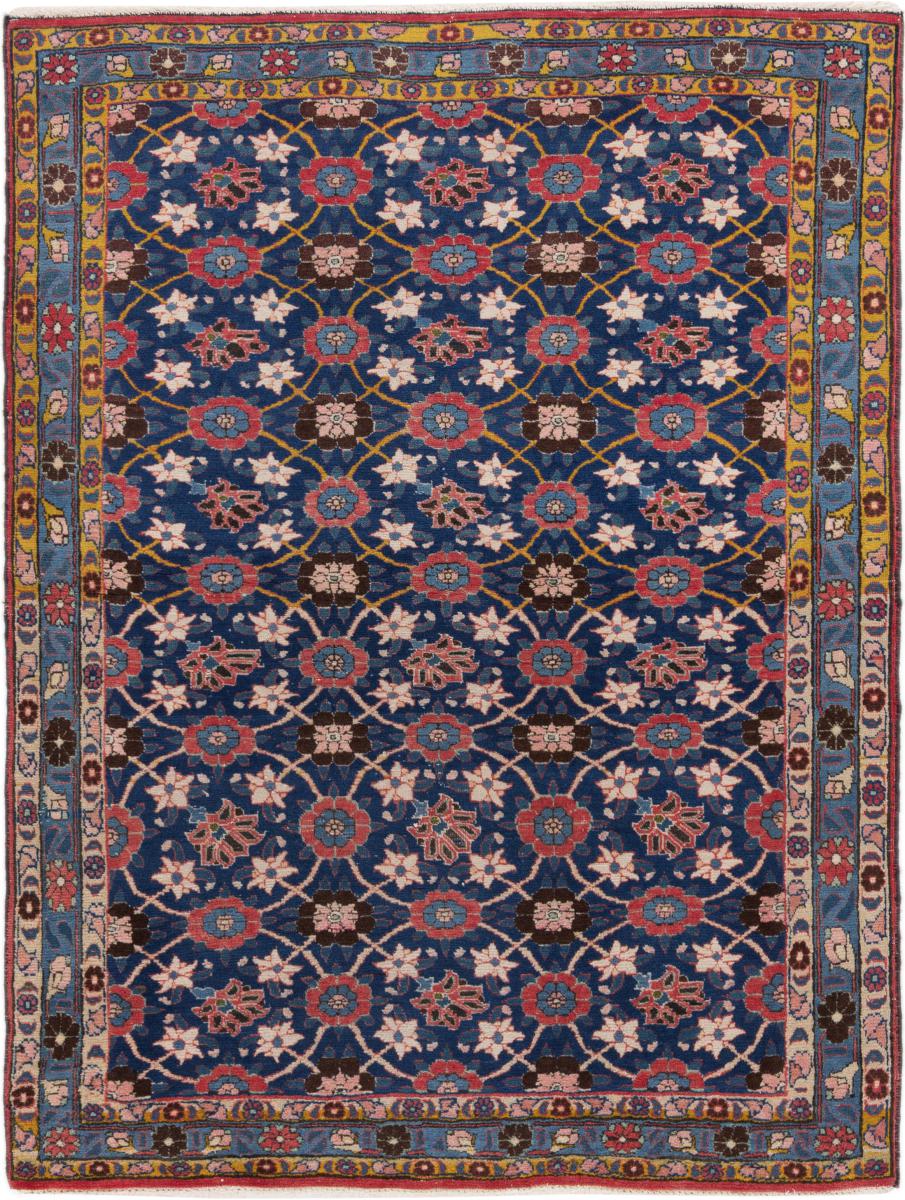 Persisk tæppe Waramin Antikke 135x103 135x103, Persisk tæppe Knyttet i hånden