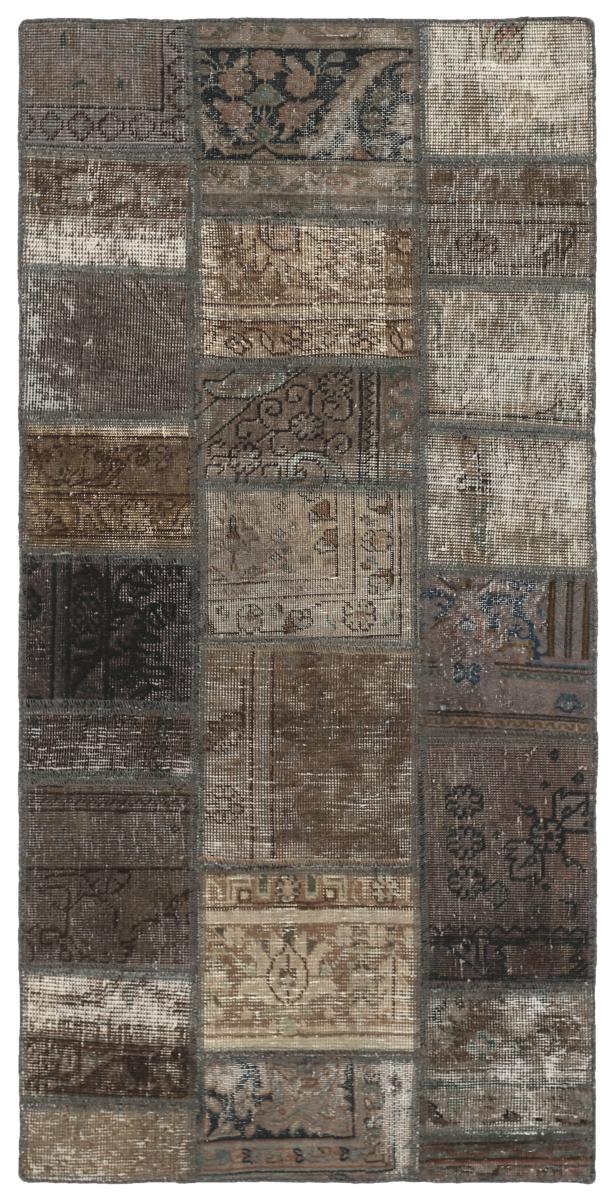 Persian Rug Patchwork 155x75 155x75, Persian Rug Knotted by hand