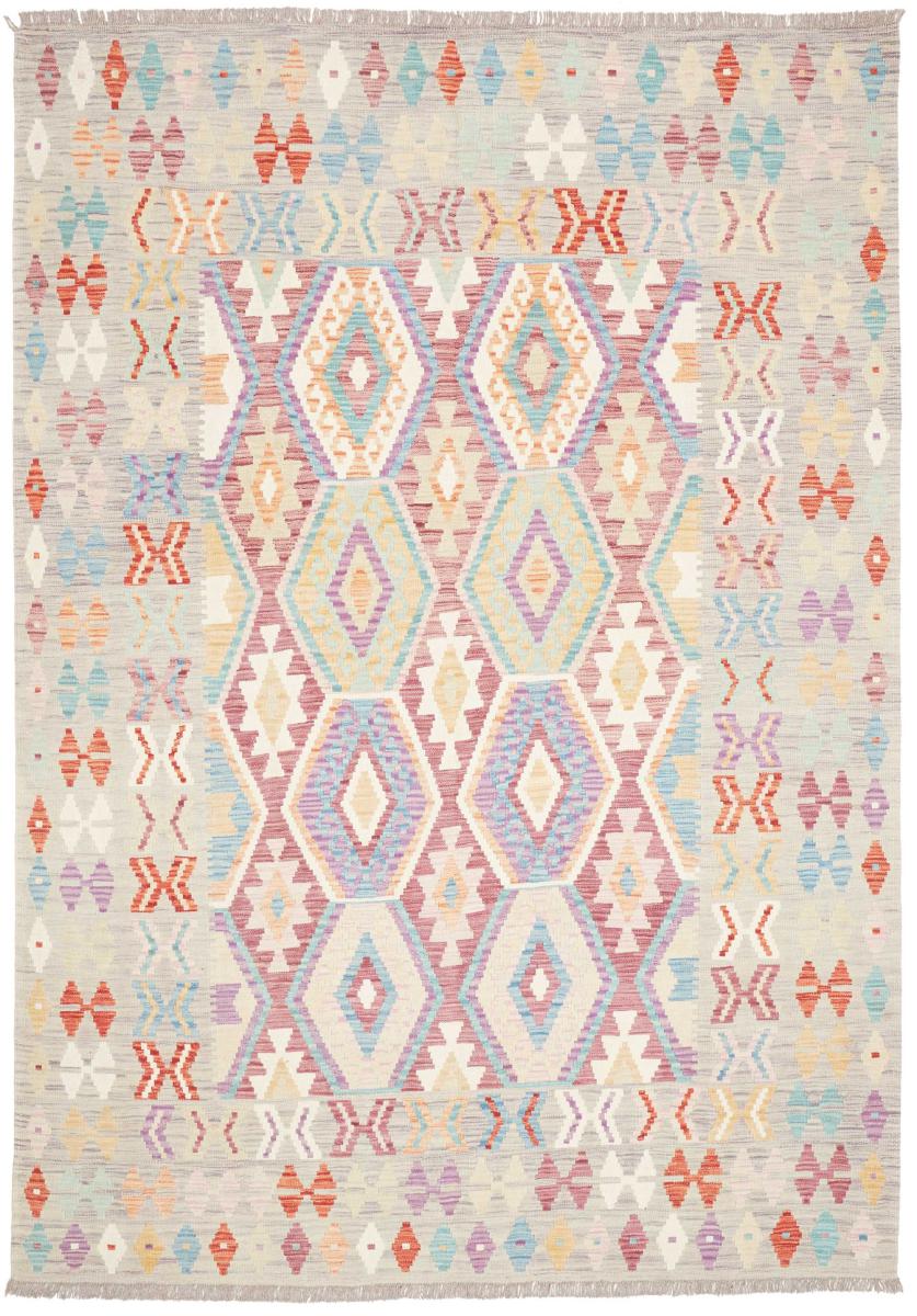 Afghansk tæppe Kelim Afghan 248x178 248x178, Persisk tæppe Håndvævet