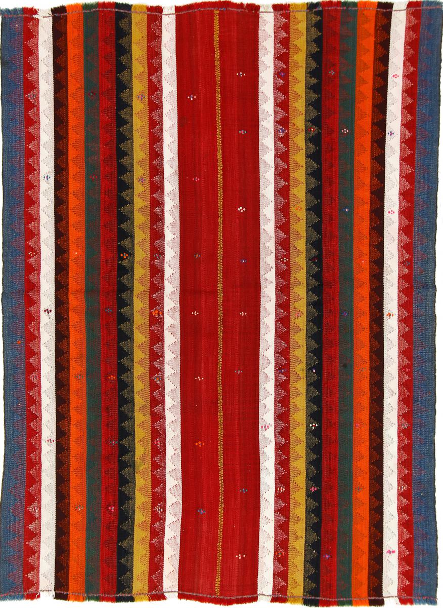 Tapete persa Kilim Fars Antigo 223x162 223x162, Tapete persa Tecido à mão