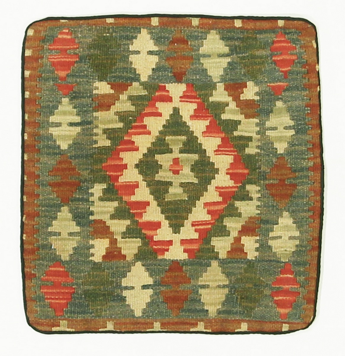 Tappeto Afgano Kilim Kissen 45x42 45x42, Tappeto persiano Annodato a mano