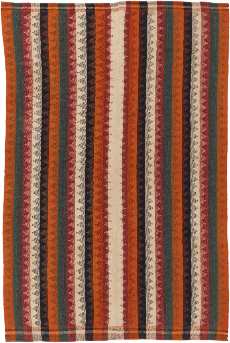 Tapis persan Kilim Fars 186x123 186x123, Tapis persan Tissé à la main