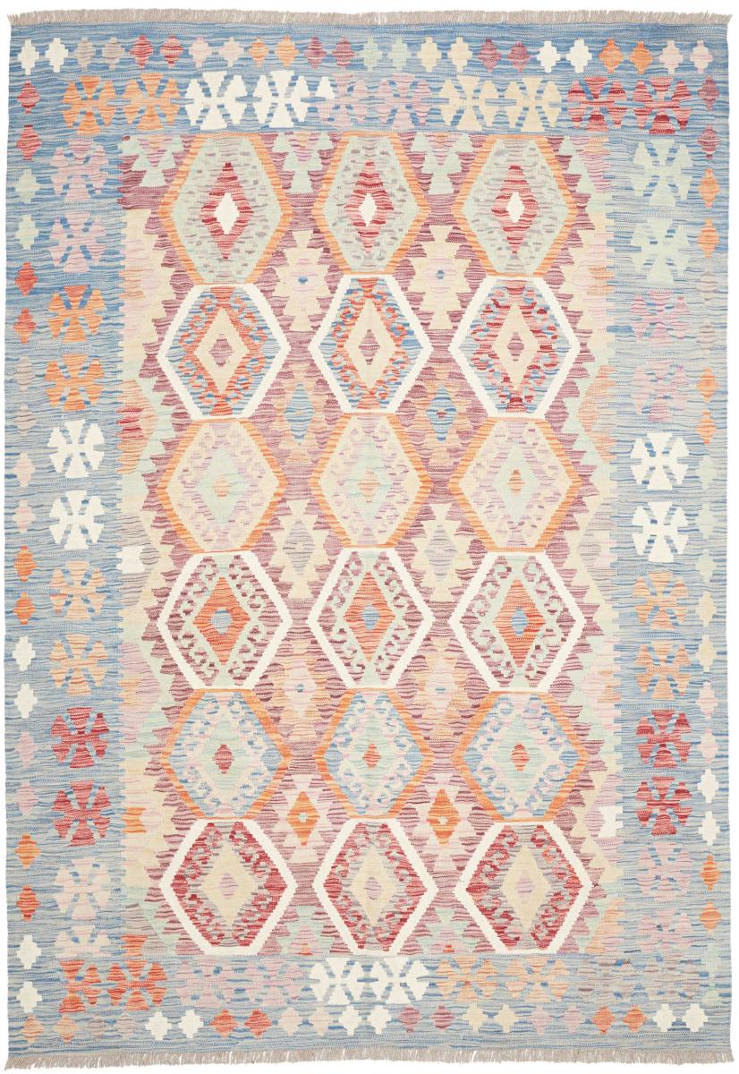 Afghanischer Teppich Kelim Afghan 257x179 257x179, Perserteppich Handgewebt