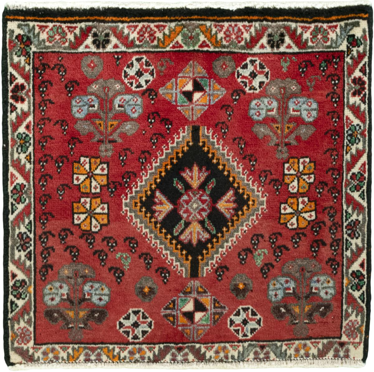 Persian Rug Shiraz 56x59 56x59, Persian Rug Knotted by hand