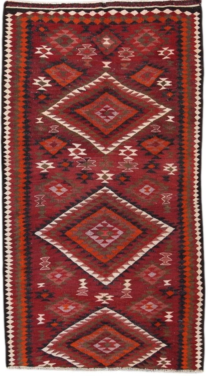 Persian Rug Kilim Fars Antique 227x124 227x124, Persian Rug Woven by hand