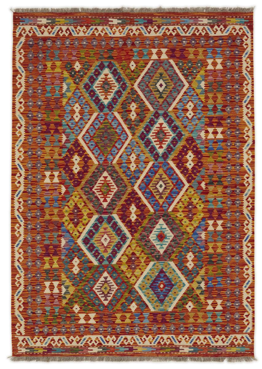 Covor afgan Chilim Afghan 213x149 213x149, Covor persan Lucrate de mână
