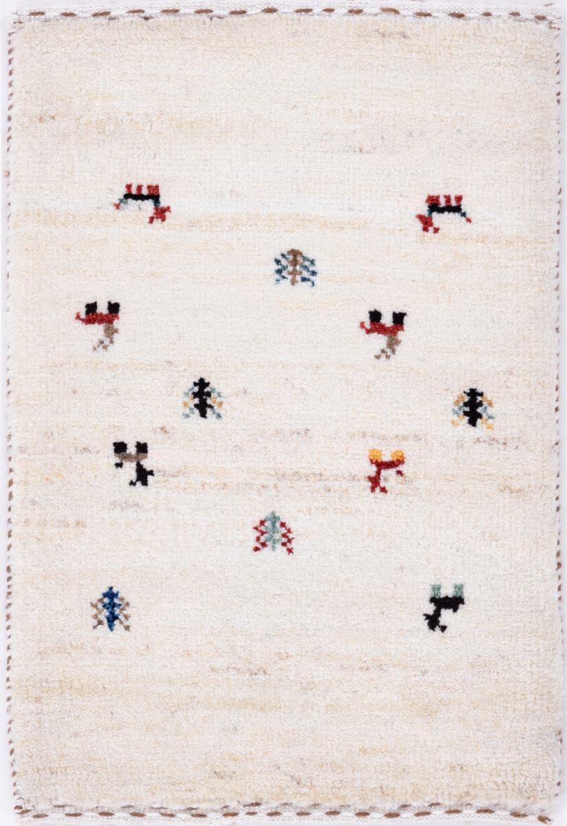 Tapis persan Persan Gabbeh Kashkuli 61x39 61x39, Tapis persan Noué à la main