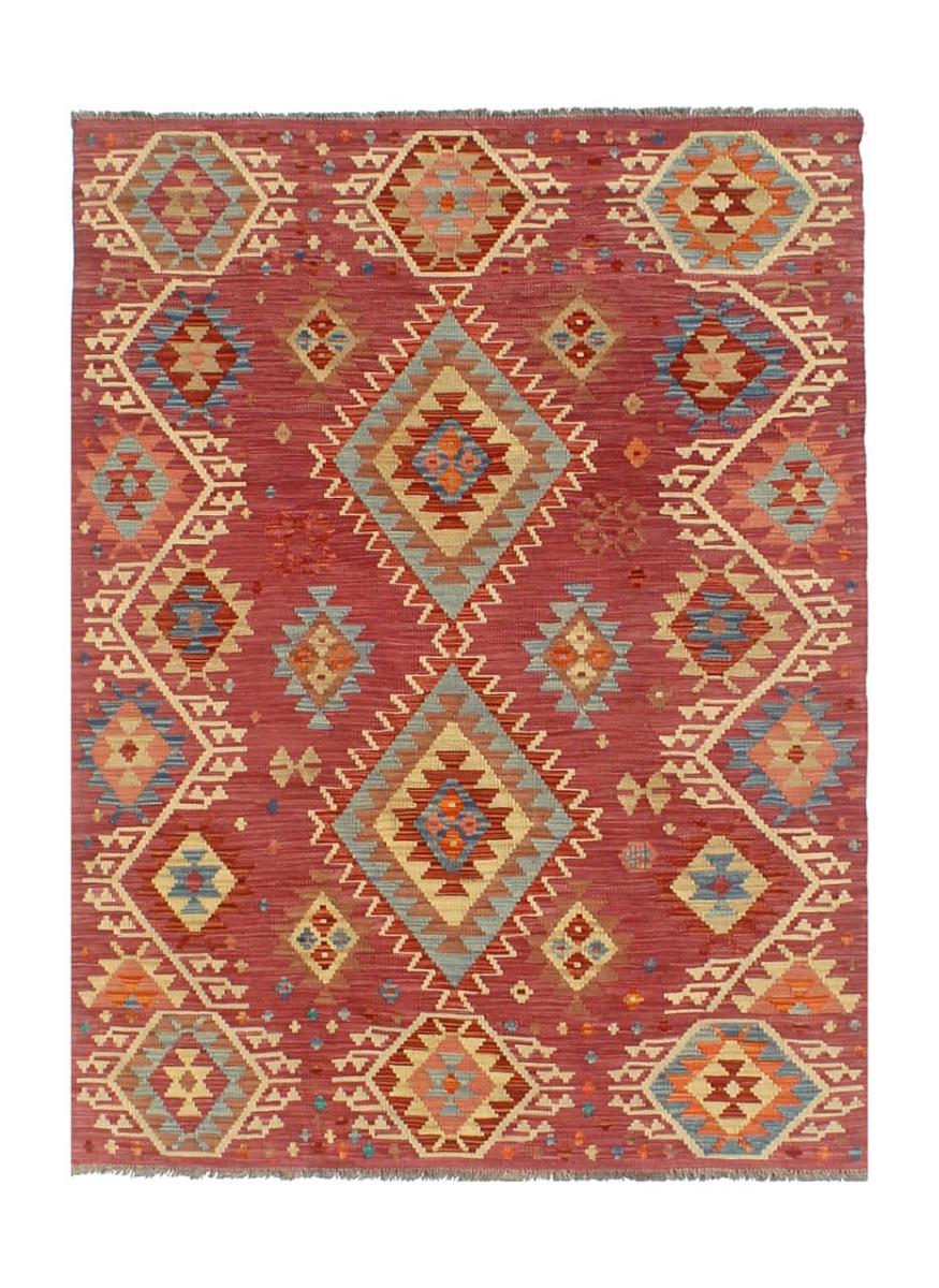 Afghan rug Kilim Afghan 7'0"x4'10" 7'0"x4'10", Persian Rug Woven by hand