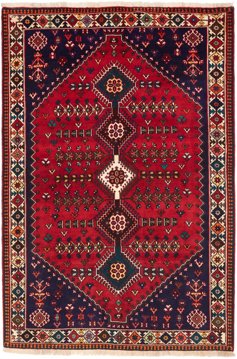 Persian Rug Shiraz 7'9"x5'3" 7'9"x5'3", Persian Rug Knotted by hand