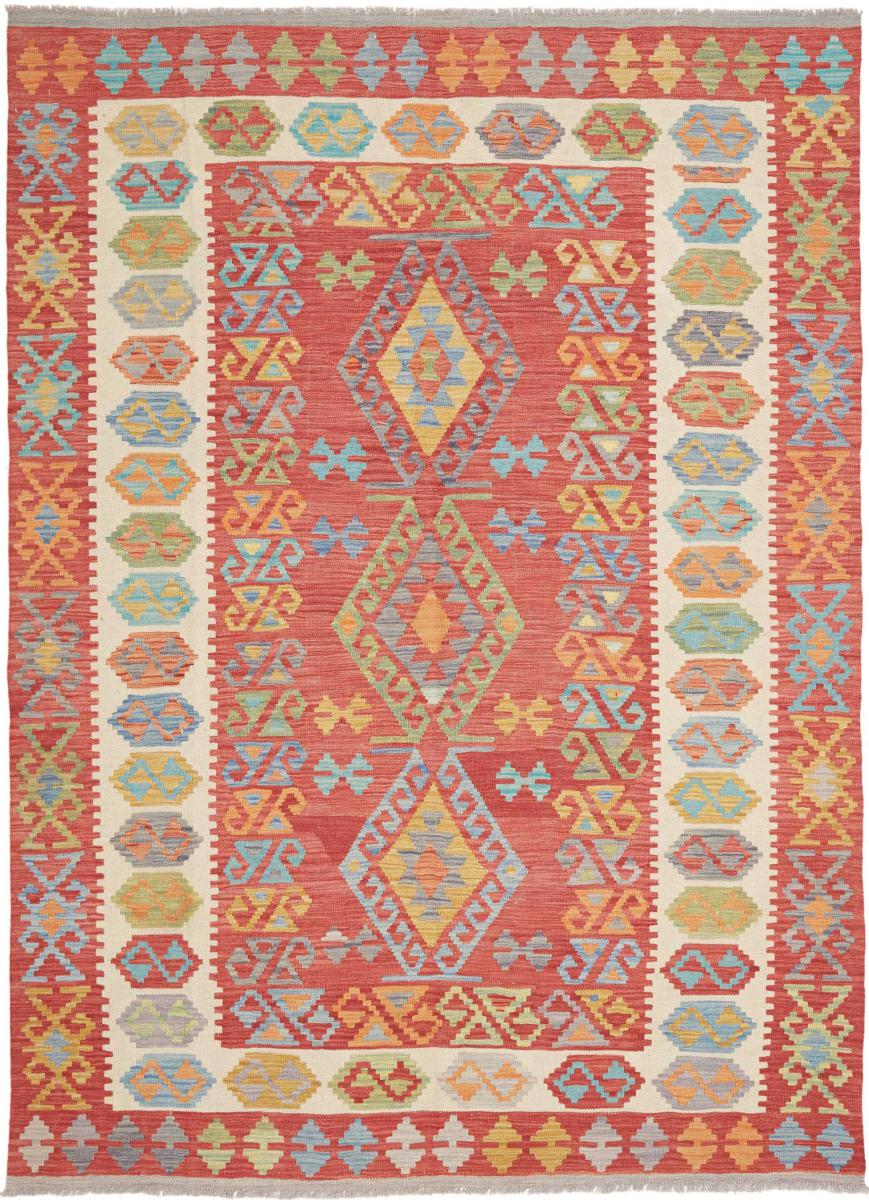 Tapis afghan Kilim Afghan 244x177 244x177, Tapis persan Tissé à la main