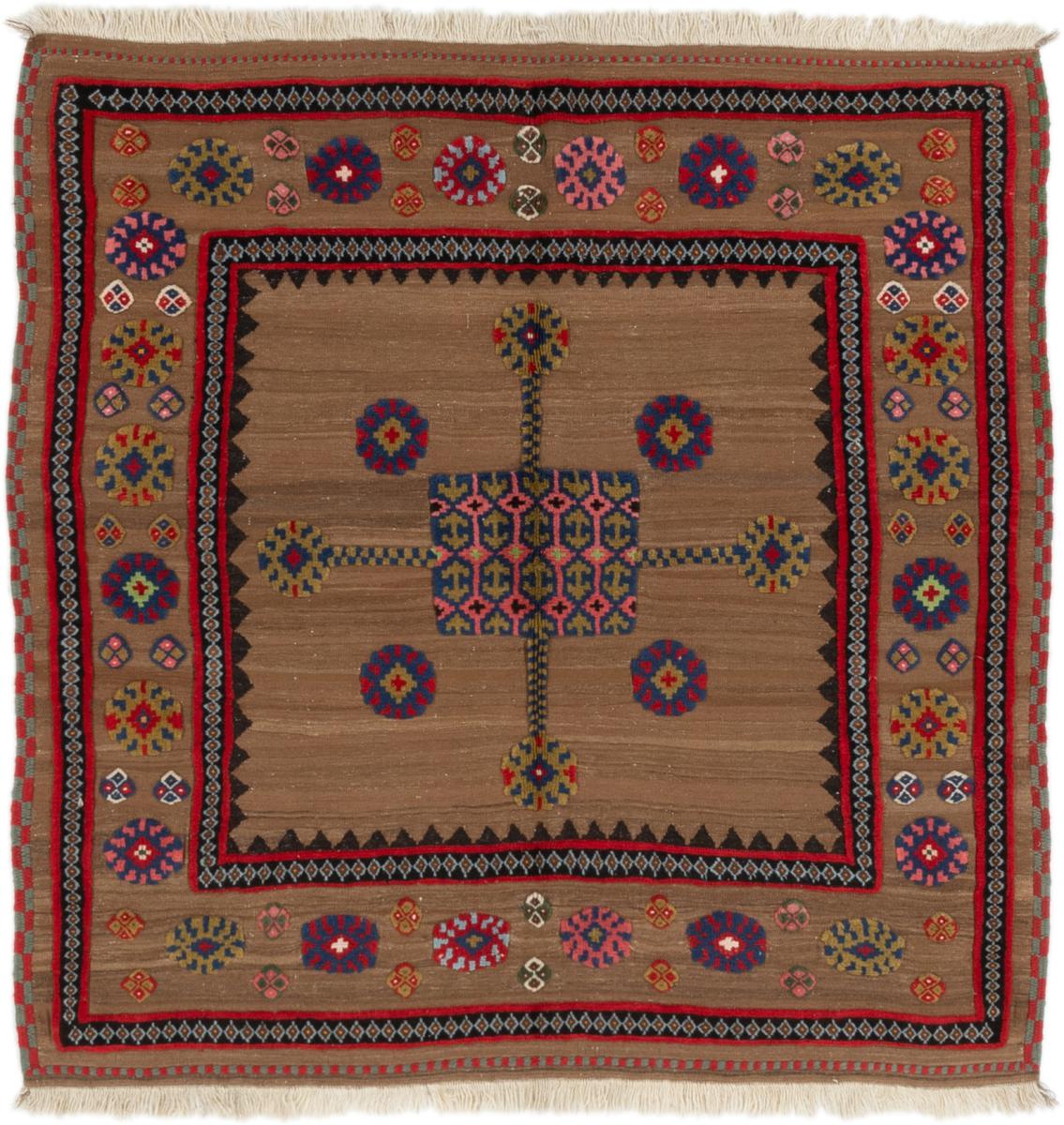 Tapete persa Kilim Fars 184x189 184x189, Tapete persa Tecido à mão