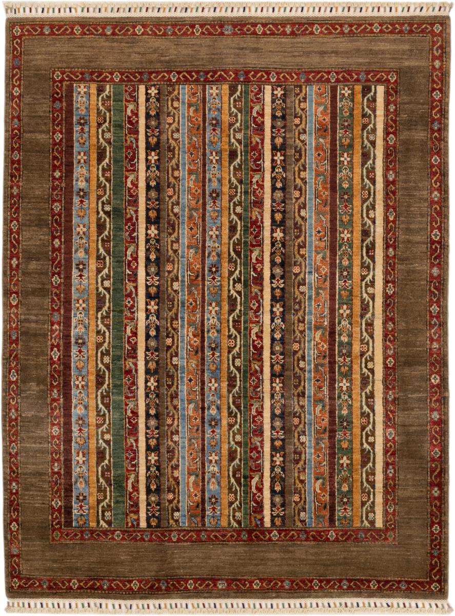 Afghan rug Arijana Shaal 202x152 202x152, Persian Rug Knotted by hand