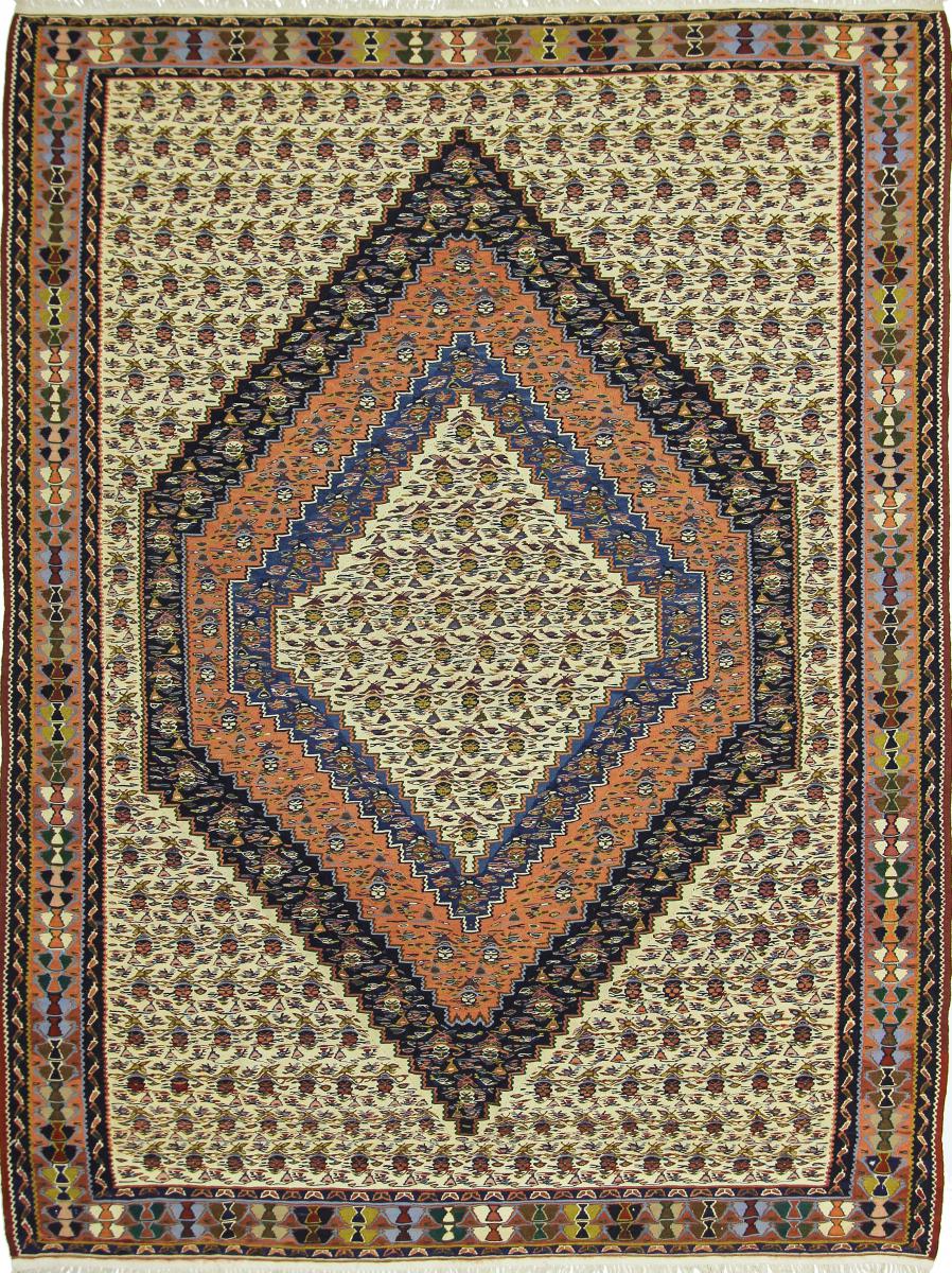 Tapete persa Kilim Senneh 295x220 295x220, Tapete persa Atado à mão