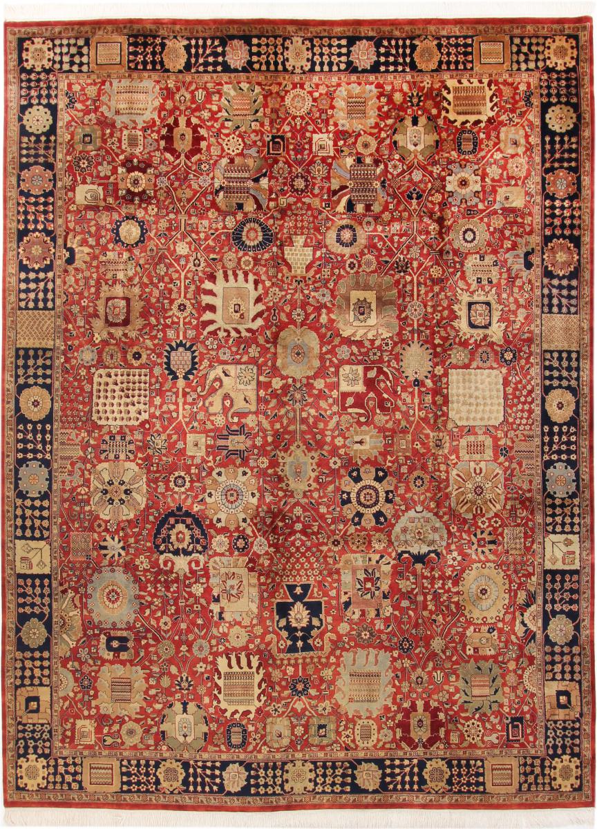 Indo rug Tabriz 366x277 366x277, Persian Rug Knotted by hand