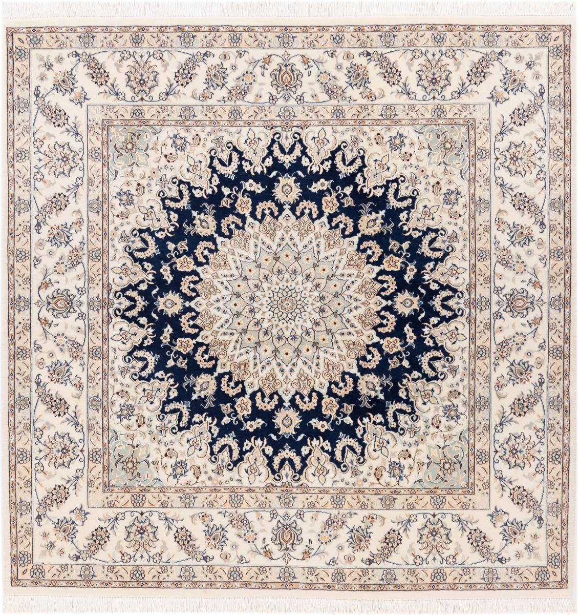 Persialainen matto Nain 9La 200x200 200x200, Persialainen matto Solmittu käsin