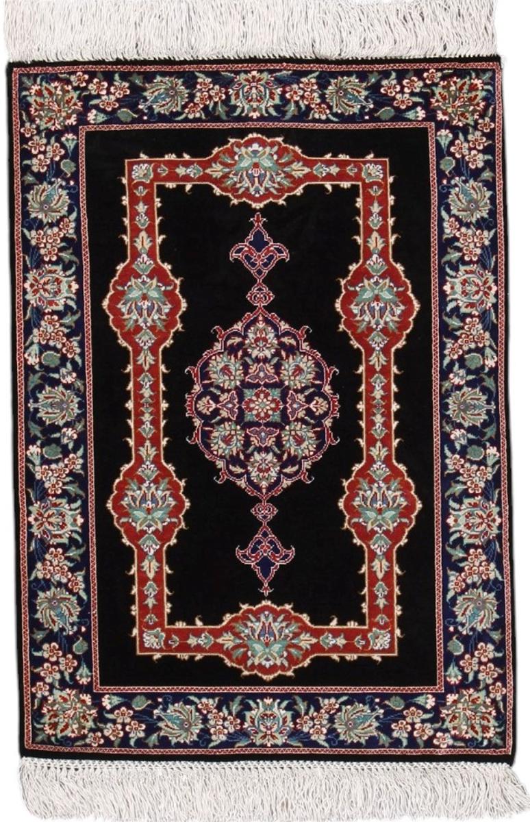 Covor persan Qom Mătase 62x45 62x45, Covor persan Lucrate de mână