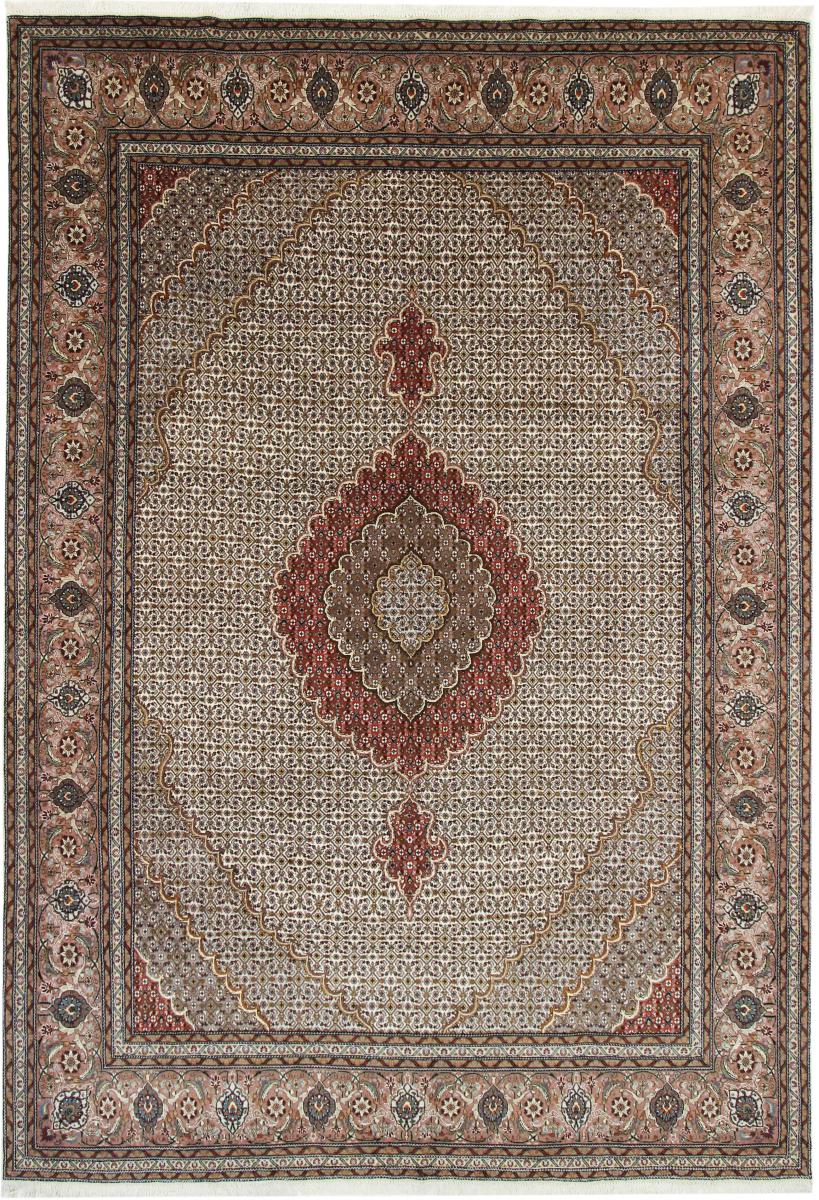Tapete persa Tabriz 349x241 349x241, Tapete persa Atado à mão