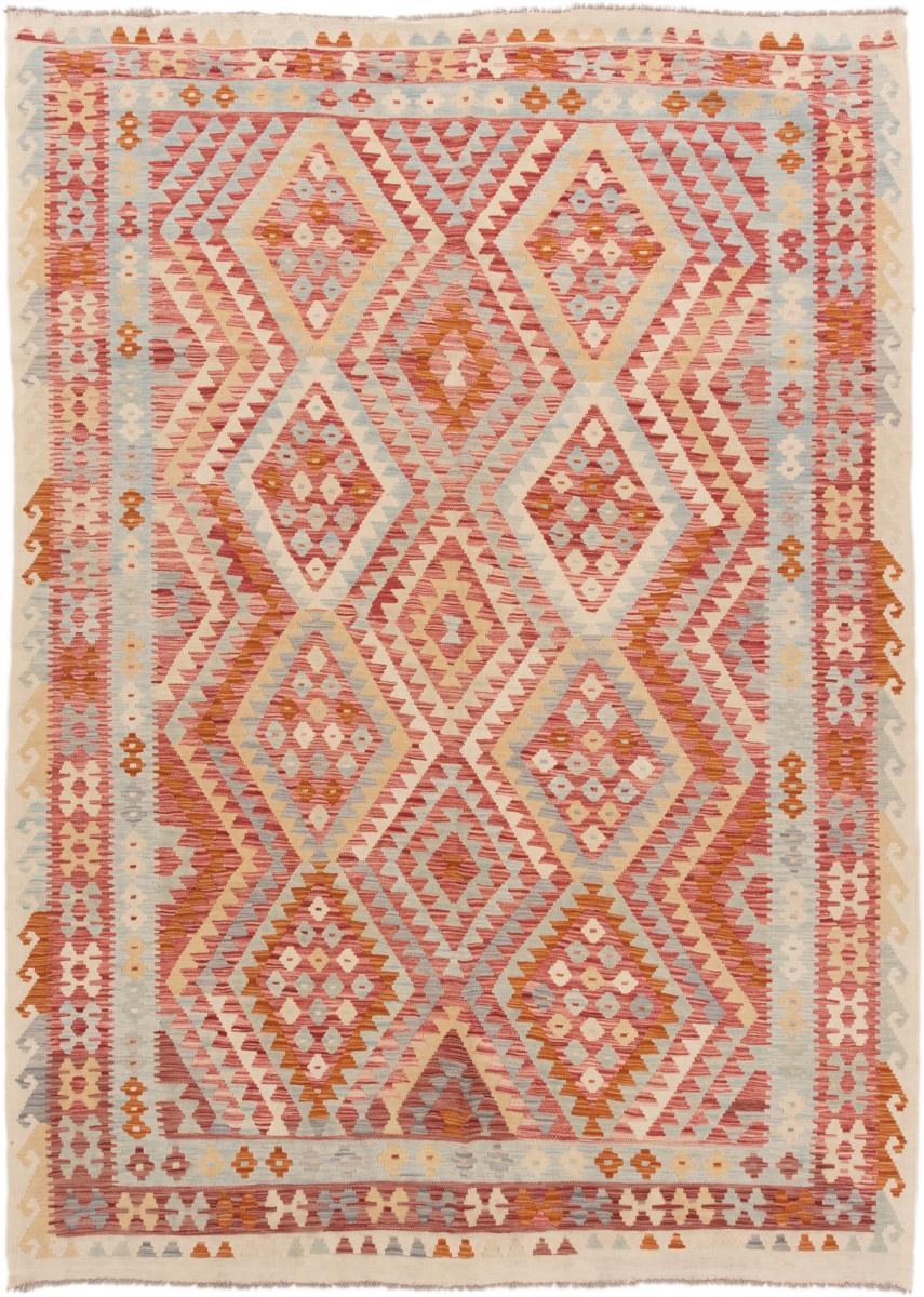 Afghan rug Kilim Afghan 9'5"x6'10" 9'5"x6'10", Persian Rug Woven by hand