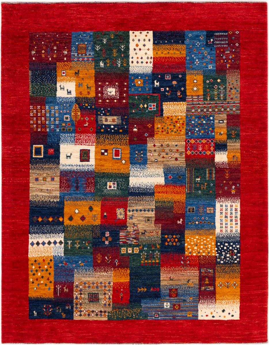 Alfombra persa Persia Gabbeh Loribaft Nowbaft 187x146 187x146, Alfombra persa Anudado a mano