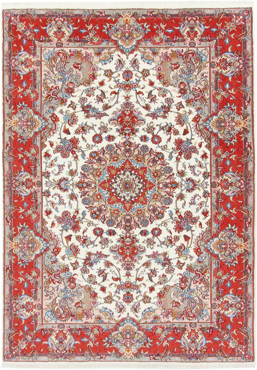 Tapete persa Tabriz 40Raj 340x240 340x240, Tapete persa Atado à mão