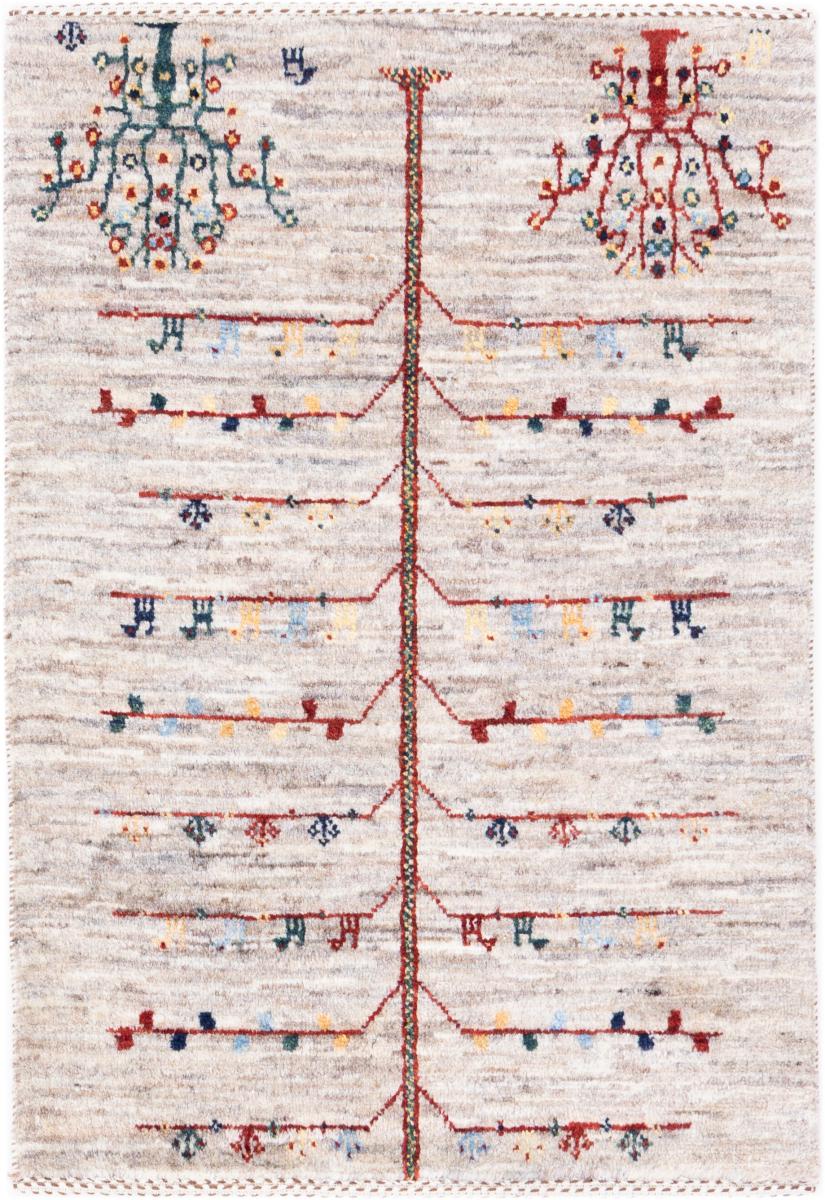 Tapis persan Persan Gabbeh Loribaft Atelier 93x62 93x62, Tapis persan Noué à la main