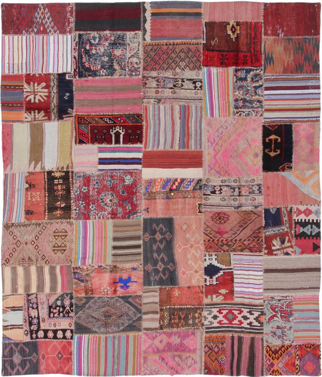 Perzsa szőnyeg Patchwork 251x218 251x218, Perzsa szőnyeg Kézzel csomózva