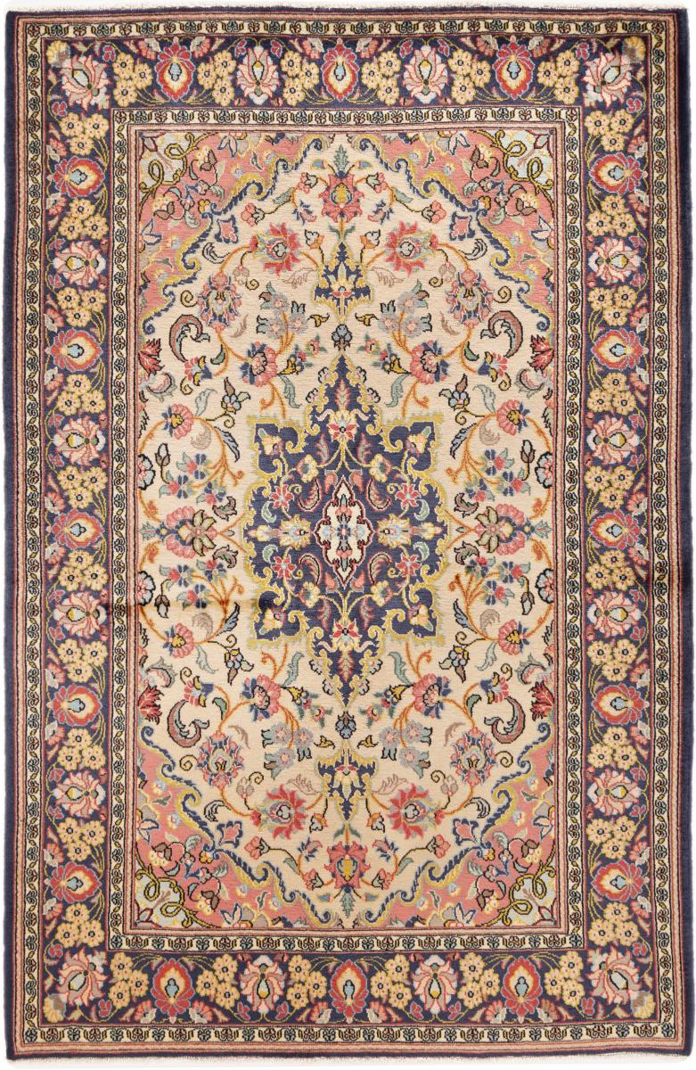 Persian Rug Qum 204x131 204x131, Persian Rug Knotted by hand