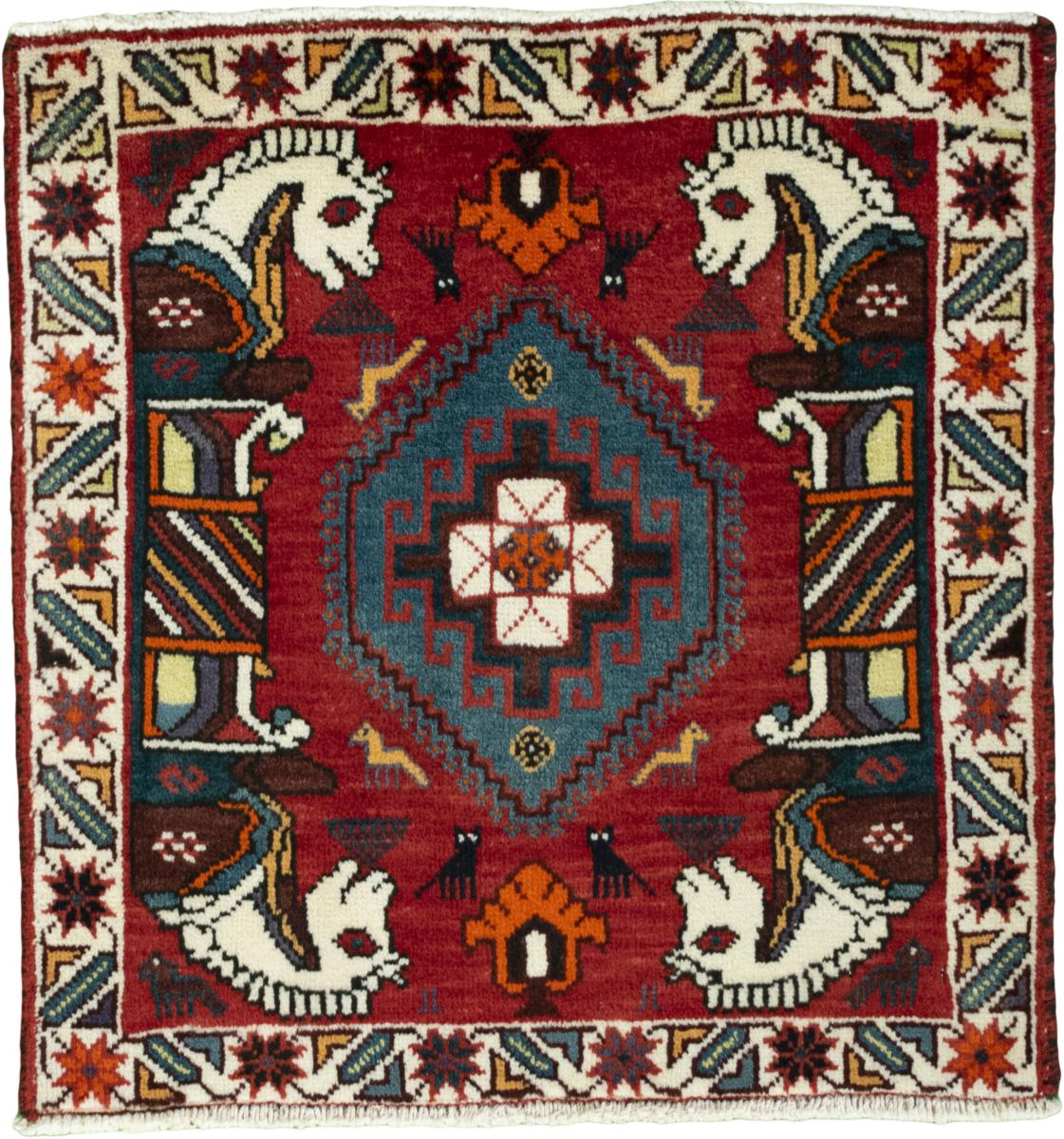 Persian Rug Shiraz 66x66 66x66, Persian Rug Knotted by hand