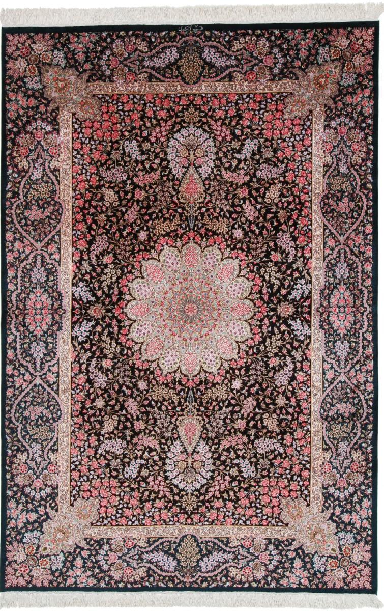 Perzisch tapijt Qum Zijde 236x158 236x158, Perzisch tapijt Handgeknoopte