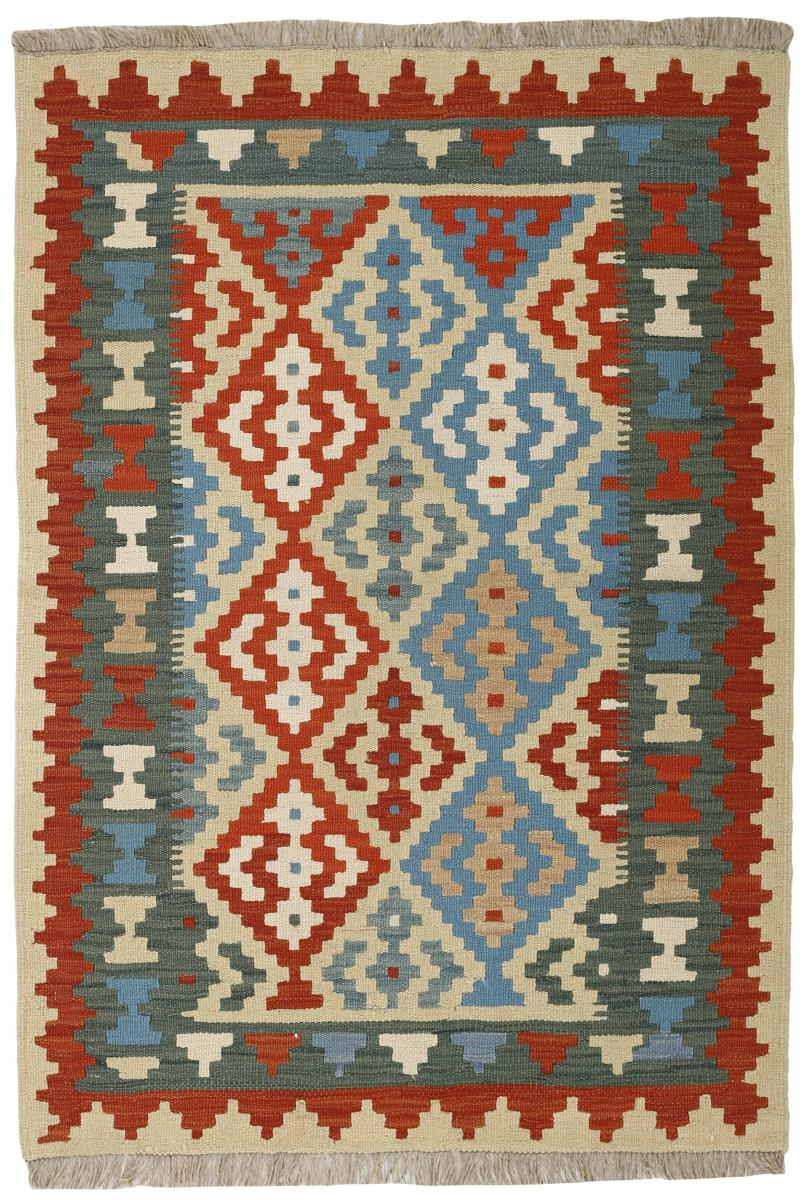 Tapete persa Kilim Fars 146x100 146x100, Tapete persa Tecido à mão