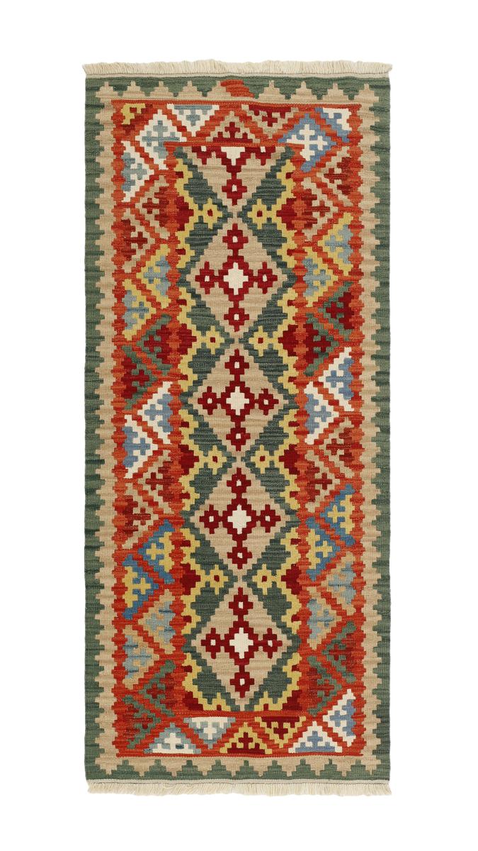 Persisk teppe Kelim Fars 195x84 195x84, Persisk teppe Handwoven 