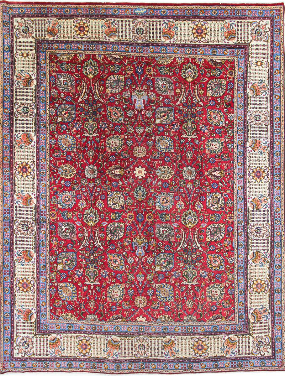 Tapete persa Tabriz 361x272 361x272, Tapete persa Atado à mão