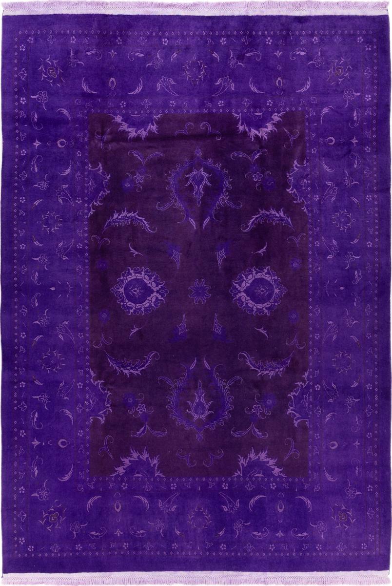 Persisk tæppe Nain 9La Colored 297x195 297x195, Persisk tæppe Knyttet i hånden