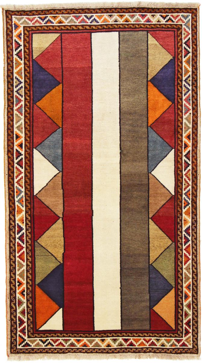 Persisk tæppe Ghashghai 191x104 191x104, Persisk tæppe Knyttet i hånden