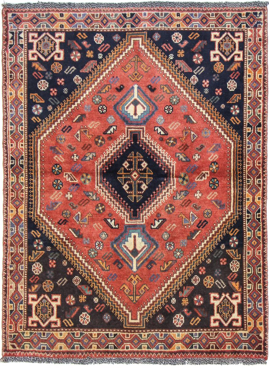 Tapete persa Ghashghai 161x116 161x116, Tapete persa Atado à mão