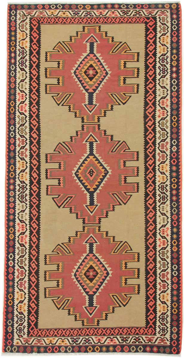 Tapete persa Kilim Fars Azerbaijan Antigo 313x157 313x157, Tapete persa Tecido à mão