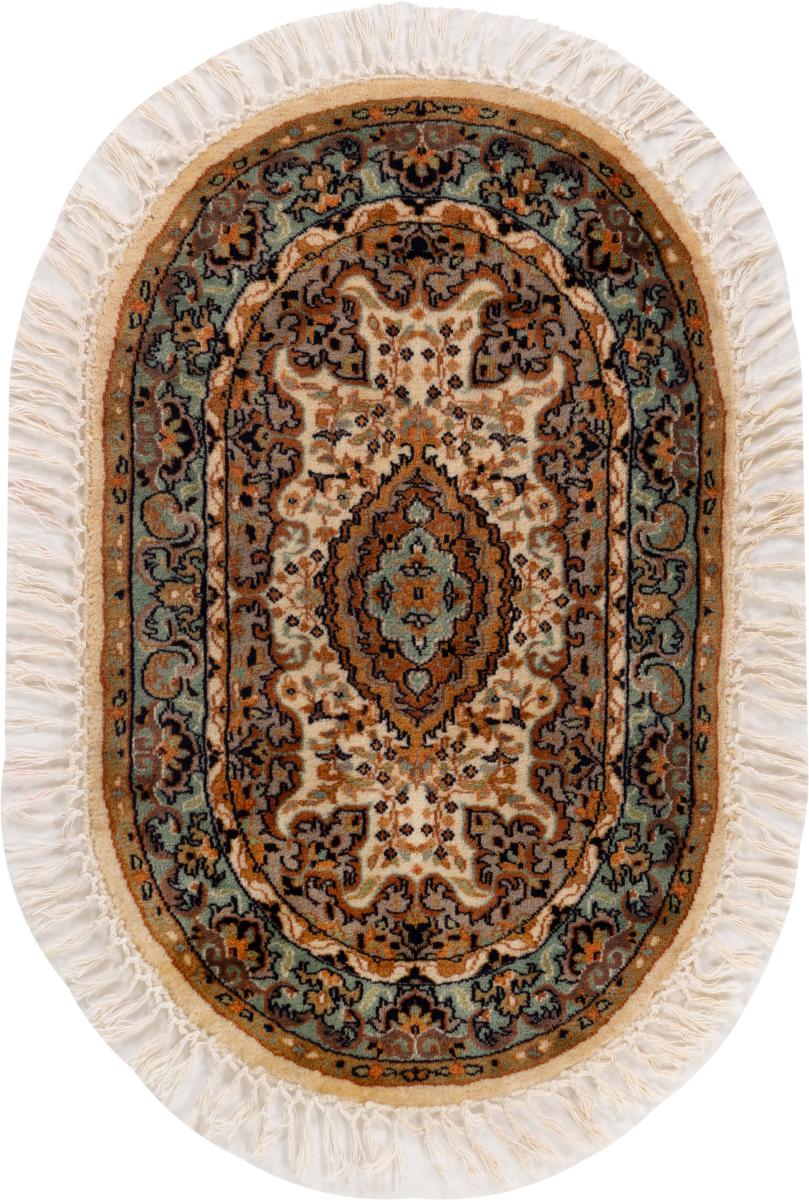 Alfombra india Indo Tabriz 97x60 97x60, Alfombra persa Anudado a mano