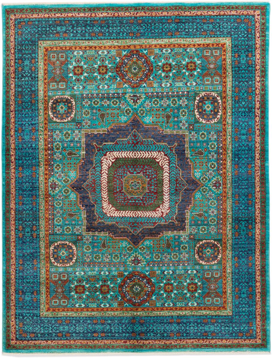 Afghaans tapijt Mamluk 202x156 202x156, Perzisch tapijt Handgeknoopte