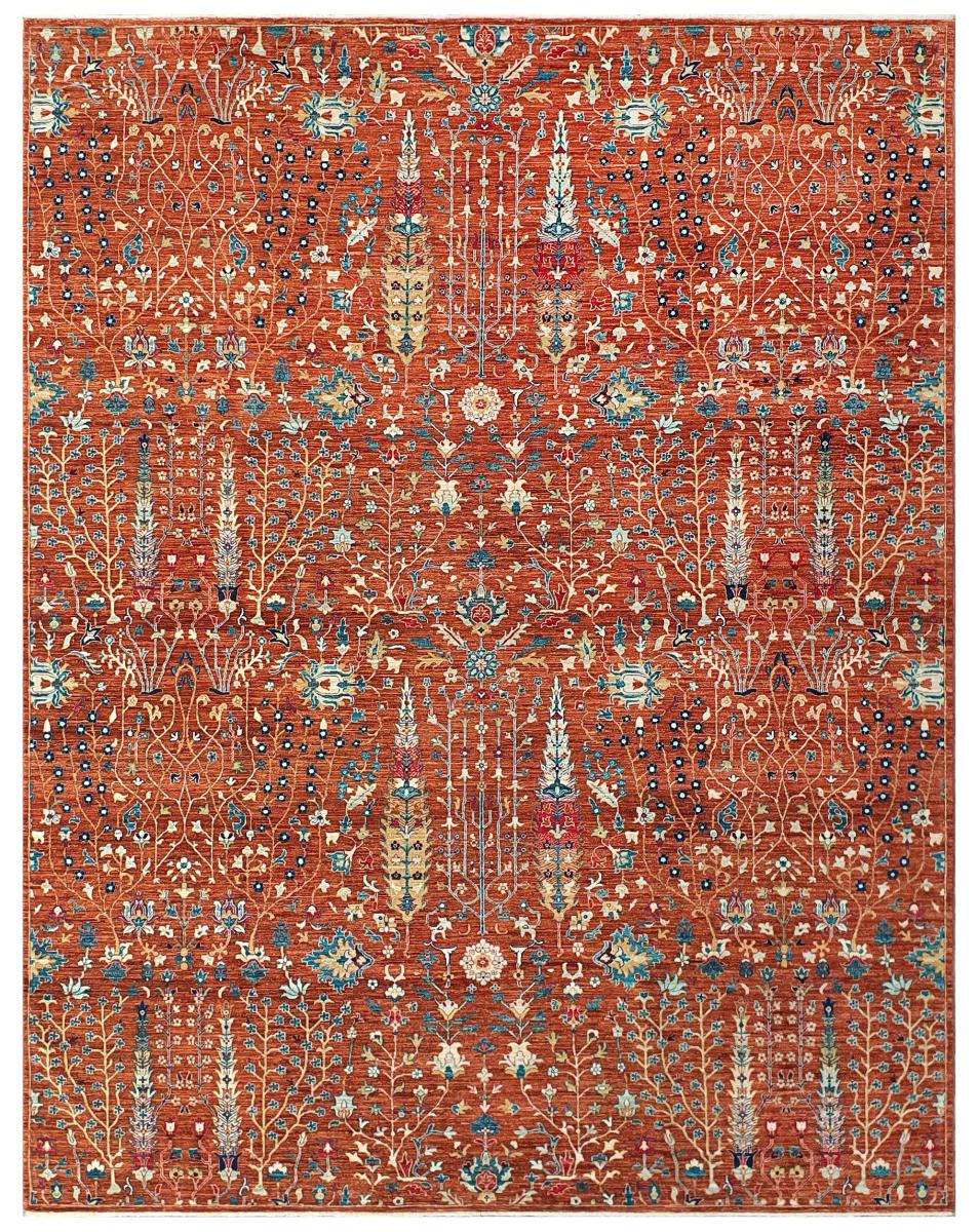 Pakistani rug Arijana Hajjalili 11'9"x9'1" 11'9"x9'1", Persian rug Hand-knotted
