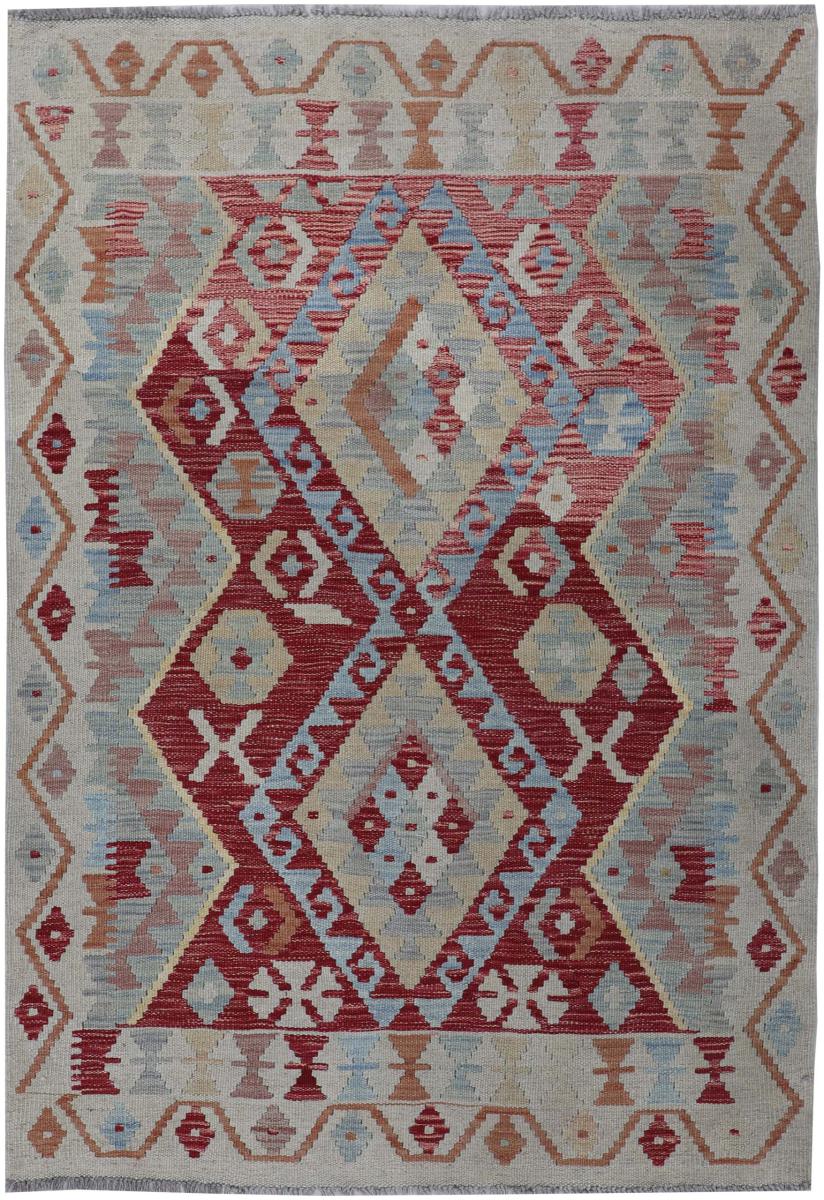 Afghanischer Teppich Kelim Afghan 142x98 142x98, Perserteppich Handgewebt