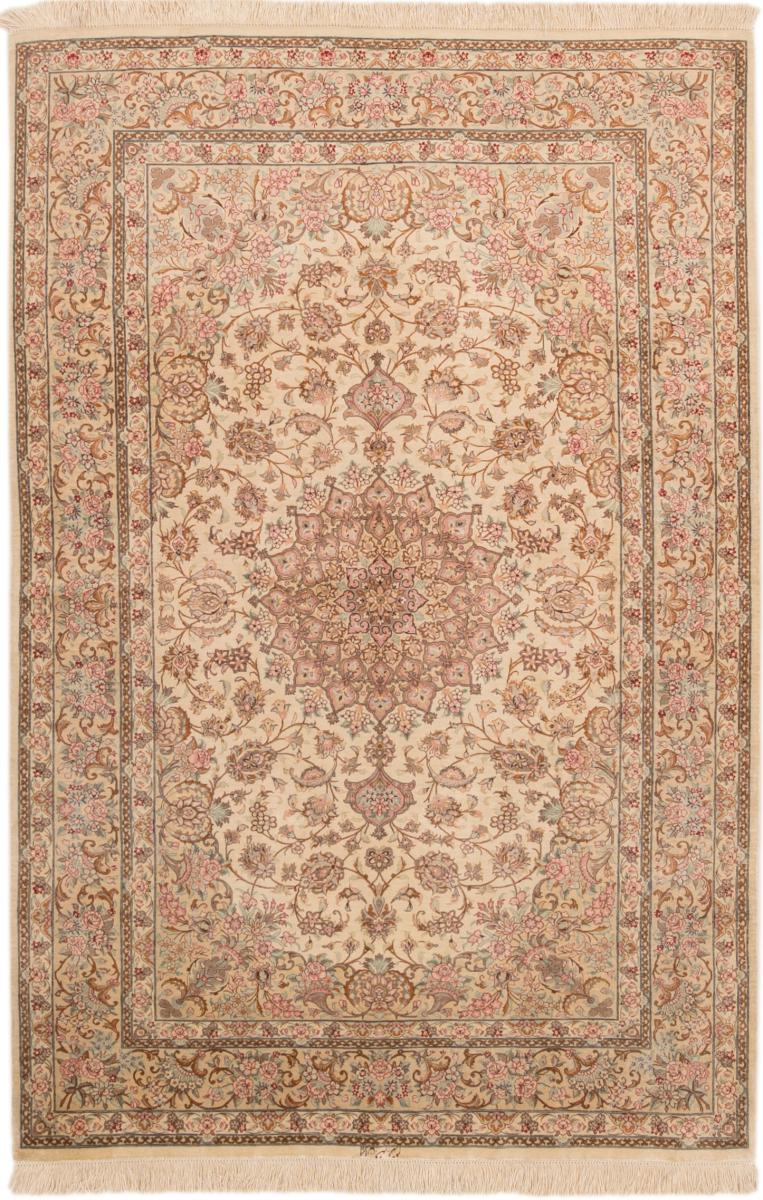 Persian Rug Qum 201x134 201x134, Persian Rug Knotted by hand