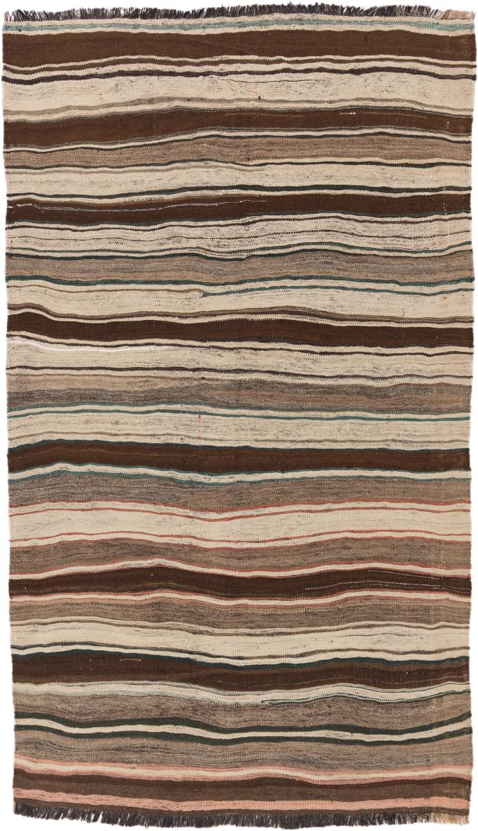 Tapis persan Kilim Fars 260x150 260x150, Tapis persan Tissé à la main