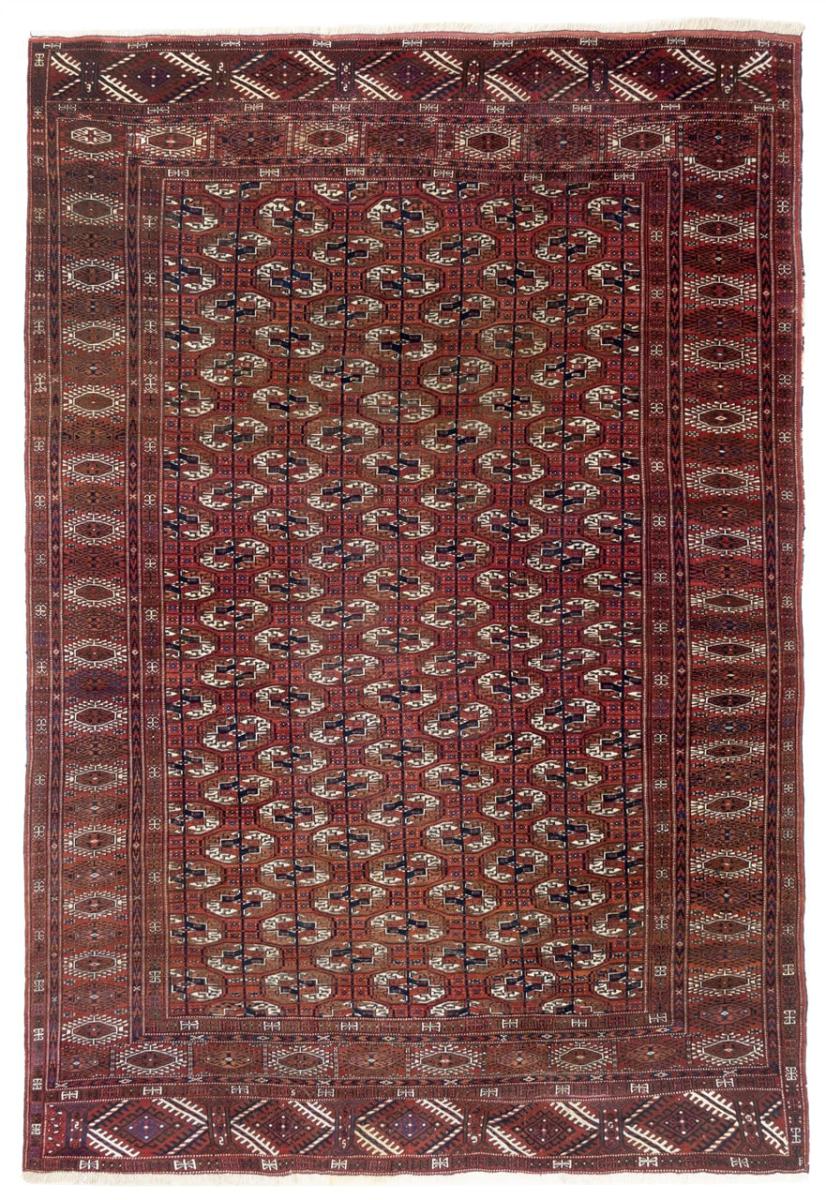 Alfombra afgana Turkaman Antiguo 312x211 312x211, Alfombra persa Anudado a mano